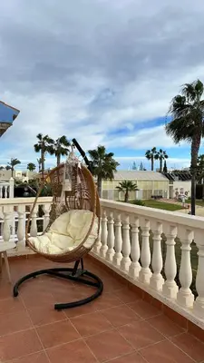Un balcón o terraza de Caroline del Mar - Nudist Naturist