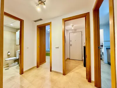 Un baño de Apartamento con vistas al mar en urbanización de lujo Almerimar