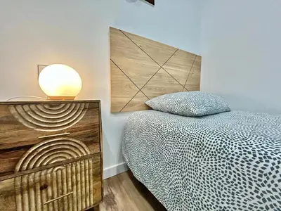 Cama o camas de una habitación en Apartamento Mar y Sol