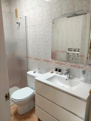 Un baño de Casa Azabara