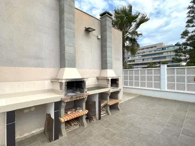 Un balcón o terraza de Apartment in Roquetas near the Beach