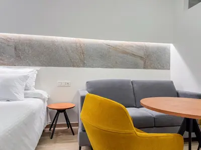Zona de estar de Torreluz SUITES