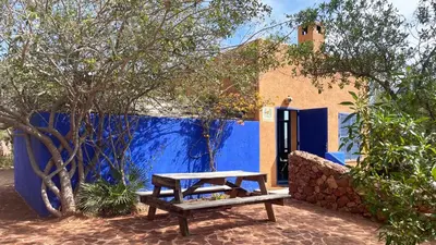 Jardín al aire libre en El Risco Colorado, Cabo de Gata