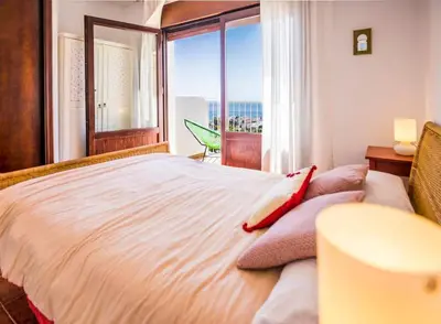 Cama o camas de una habitación en Azulejos