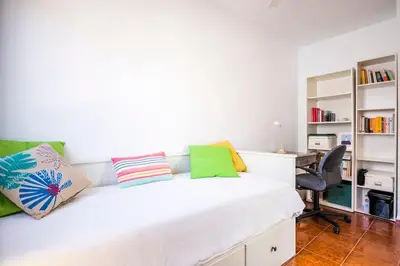 Cama o camas de una habitación en Azulejos