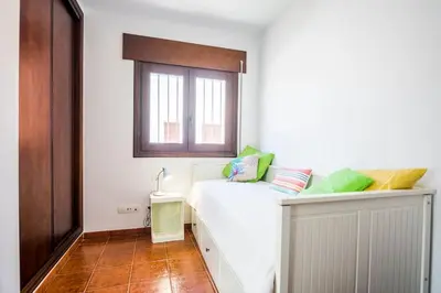 Cama o camas de una habitación en Azulejos