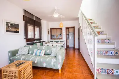 Cama o camas de una habitación en Azulejos