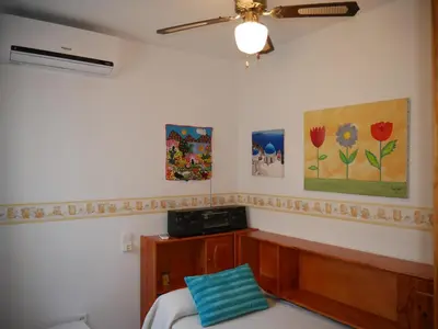 Cama o camas de una habitación en Precioso apartamento en Cabo de Gata