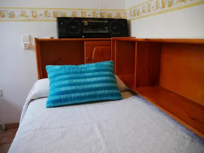 Cama o camas de una habitación en Precioso apartamento en Cabo de Gata