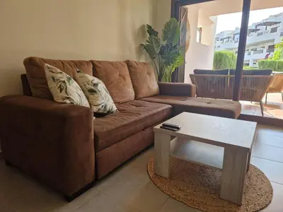 Zona de estar de Casa La Buena Vida