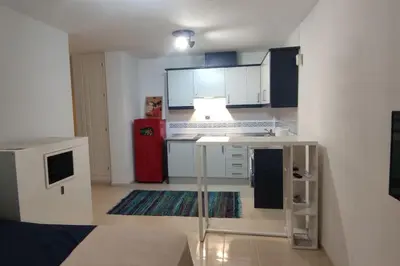 Una cocina o zona de cocina en Estudio en Envía Golf Bello Rincón Paz y Vistas