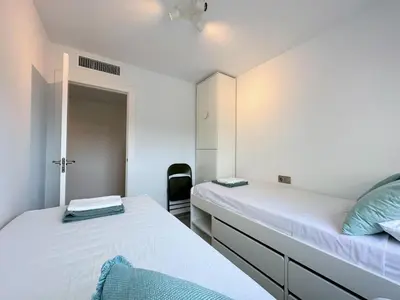 Cama o camas de una habitación en Zarauz sea views. Águilas Costa Cálida.
