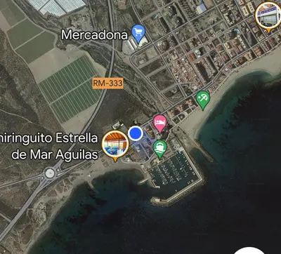 Plano de Zarauz sea views. Águilas Costa Cálida.