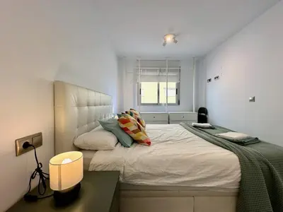 Cama o camas de una habitación en Zarauz sea views. Águilas Costa Cálida.