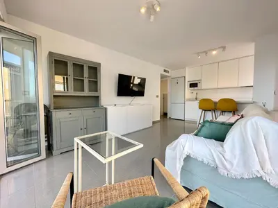 Una cocina o zona de cocina en Zarauz sea views. Águilas Costa Cálida.