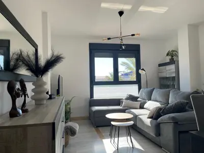 Zona de estar de Apartamento en Roquetas de Mar.