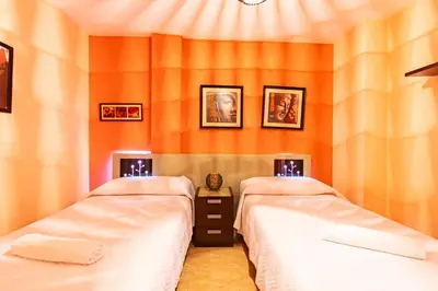 Cama o camas de una habitación en Playa de Levante, Céntrico y Parking - by Aloha Palma