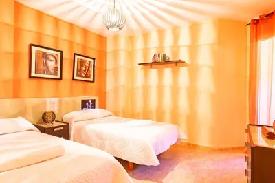Cama o camas de una habitación en Playa de Levante, Céntrico y Parking - by Aloha Palma