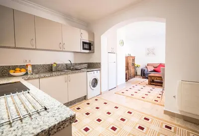 Una cocina o zona de cocina en SunRays Naturist Apartment in Playas de Vera