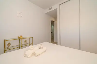 Cama o camas de una habitación en Luna