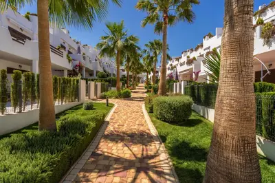Jardín al aire libre en Casa Musica
