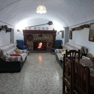 Zona de estar de Casa Cueva Rural LA TEJA 8