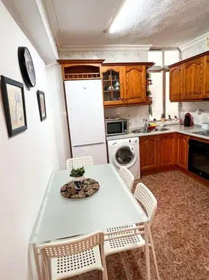 Una cocina o zona de cocina en Apartamento Junto al Mar