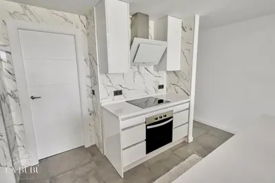 Una cocina o zona de cocina en Piso turístico La bubú