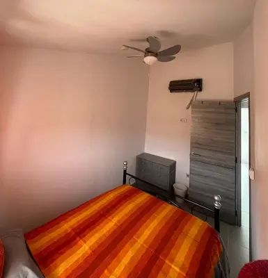 Cama o camas de una habitación en Rambla Retreats Apartment Naranja in a beautiful location with pool & hot tub