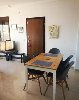 Zona de estar de Appartement espagne san juan de los terreros