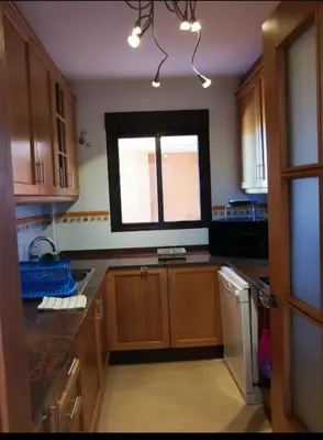 Una cocina o zona de cocina en Appartement espagne san juan de los terreros