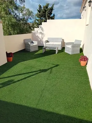 Jardín al aire libre en Casa nuestro sueño