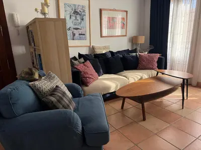 Zona de estar de Luxury penthouse Apartment