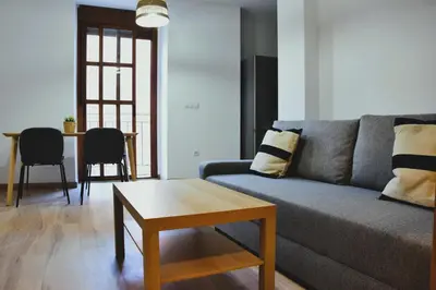 Zona de estar de La Colegiata Suite