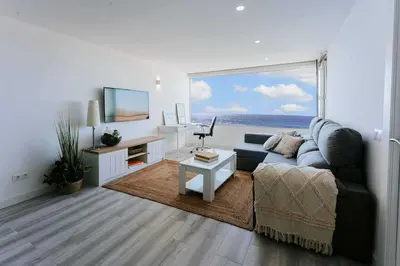 Zona de estar de Apartamento balcón del Mar