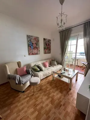 Zona de estar de Apartamento Brisa junto al mar