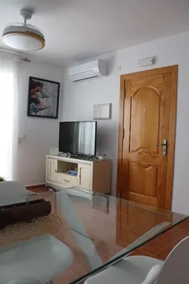 Una televisión o centro de entretenimiento en Amaneceres del Cabo
