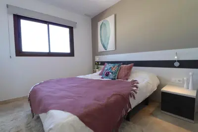 Cama o camas de una habitación en CASA MILA, precioso apartamento