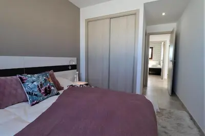 Cama o camas de una habitación en CASA MILA, precioso apartamento
