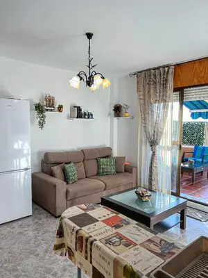 Zona de estar de Ático en Cabo de Gata