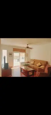 Zona de estar de Casa familiar al lado de la playa