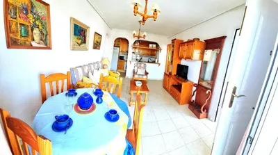 Una cocina o zona de cocina en Ático 1ª línea de playa dos dormitorios Veramar 4 Vera playa