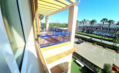 Un balcón o terraza de Ático 1ª línea de playa dos dormitorios Veramar 4 Vera playa