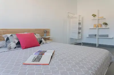 Cama o camas de una habitación en Villa Helios Aguadulce Almeria