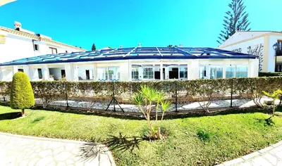 Jardín al aire libre en Apartamento de 1 dormitorio Vera Coast Vera playa 550 m de la playa