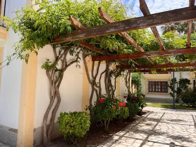 Jardín al aire libre en Apartamento Capi Premium Vera Costa