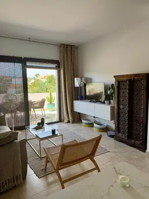Zona de estar de Apartamento Lujo A4 Golf Resort, Valle del Este