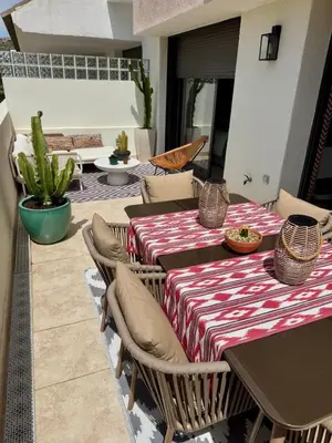 Zona de estar de Apartamento Lujo A4 Golf Resort, Valle del Este
