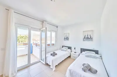 Cama o camas de una habitación en Villa Joya I