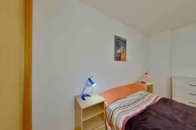 Cama o camas de una habitación en Casa Del Mar